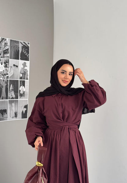 كسوة بحزام على الطراز التركي