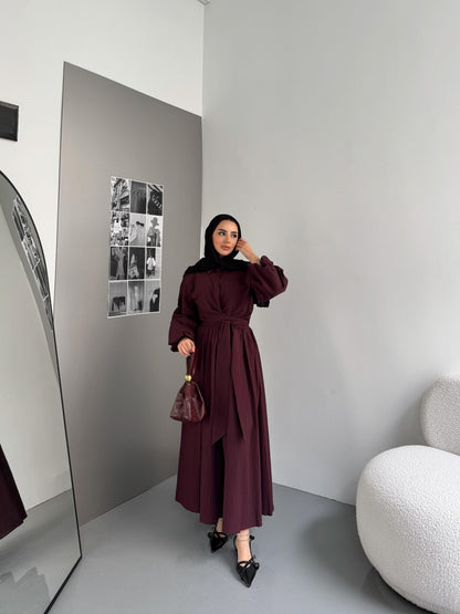 كسوة بحزام على الطراز التركي