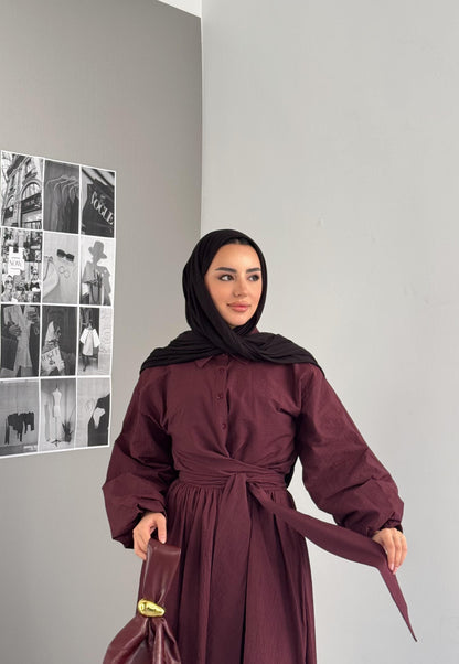 كسوة بحزام على الطراز التركي