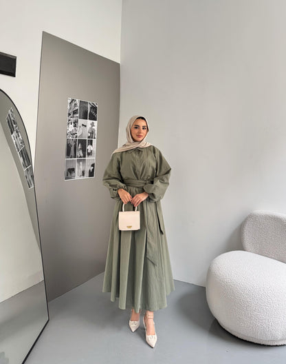 كسوة بحزام على الطراز التركي