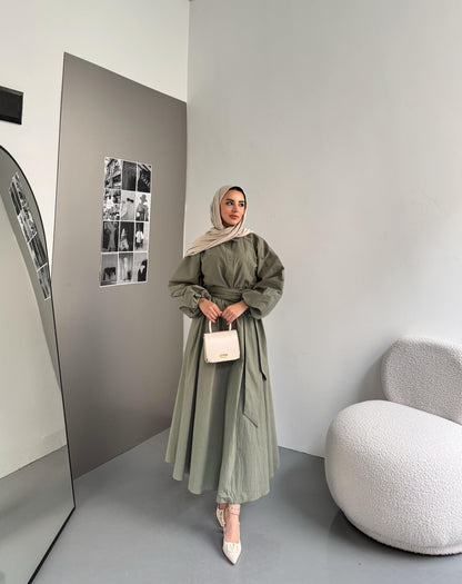 كسوة بحزام على الطراز التركي