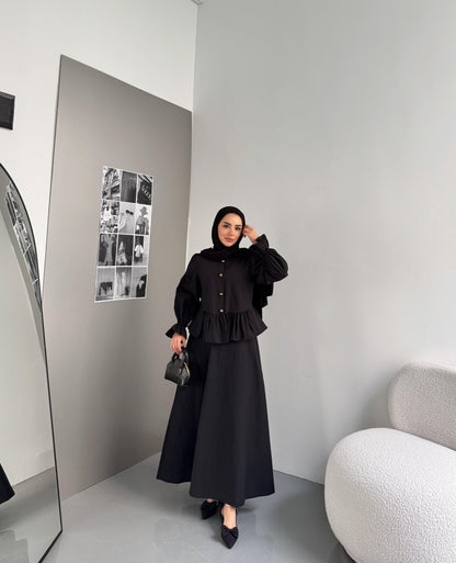 كسوة بحزام على الطراز التركي